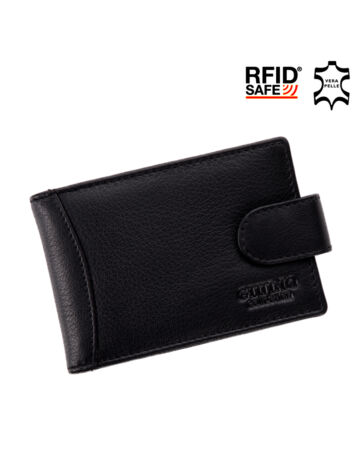 GIULIO COLLECTION valódi bőr kártyatartó RFID rendszerrel