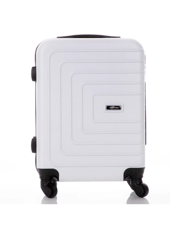 RHINO Keményfalú Bőrönd kabin méret ÚJ WIZZAIR RYANAIR méret white színben
