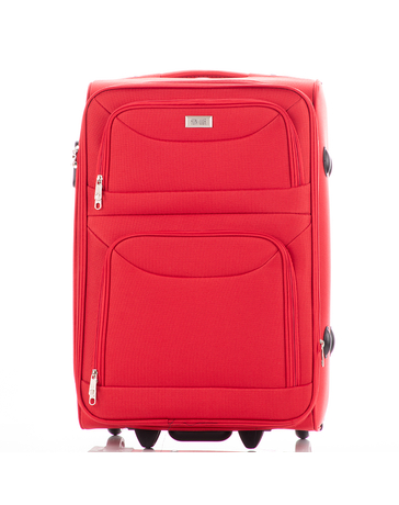 Bőrönd kabin méret 6802 Piros színben RYANAIR ÚJ WIZZAIR méret