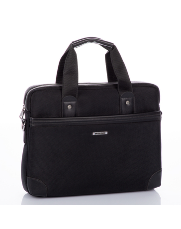 Laptoptartós üzleti táska fekete színben