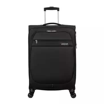American Tourister DeepDive TSA közepes méretű bőrönd  Fekete-Szürke  M