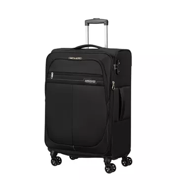 American Tourister DeepDive TSA közepes méretű bőrönd  Fekete-Szürke  M