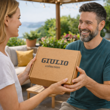 GIULIO Férfi Ajándékcsomag – Pénztárca &amp; Öv Szett