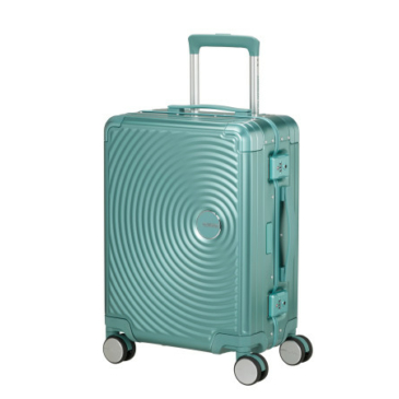 American Tourister SOUNDBOX ALU SPINNER 55/20 TSA DUSTY TURQUOISE