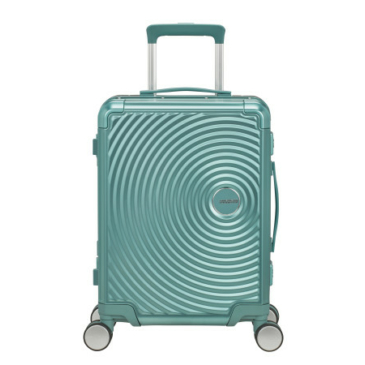 American Tourister SOUNDBOX ALU SPINNER 55/20 TSA DUSTY TURQUOISE