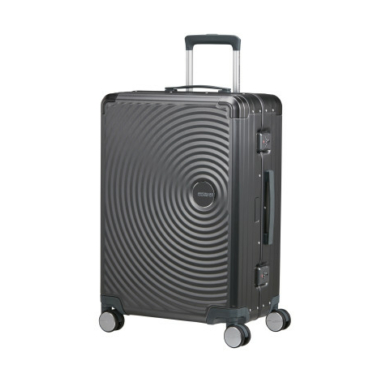 American Tourister SOUNDBOX ALU SPINNER 68/25 TSA BRUSHED ANTHRACITE