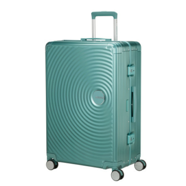 American Tourister SOUNDBOX ALU SPINNER 77/28 TSA DUSTY TURQUOISE