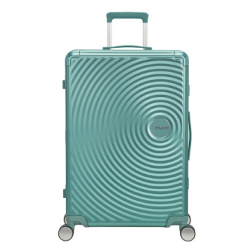 American Tourister SOUNDBOX ALU SPINNER 77/28 TSA DUSTY TURQUOISE