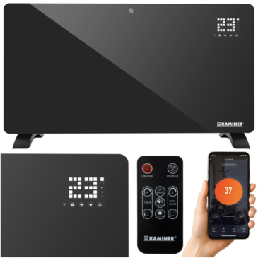 Zelva Kaminer 26572 üveg elektromos melegítő