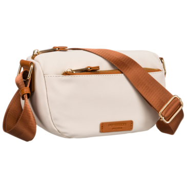 Peterson városi női válltáska bézs-barna színben