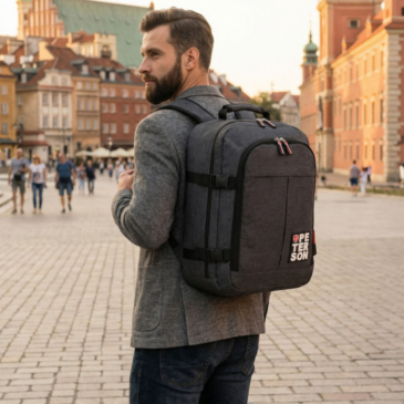 Peterson Vízálló utazó hátizsák laptoptartóval WizzAir méretű 40x30x20cm