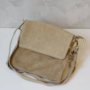 Valódibőr velúr női oldaltáska