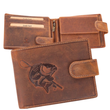 Giulio Horgász pénztárca bőr  RFID rendszerrel