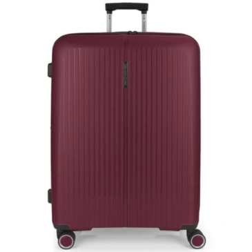 Gabol Brooklyn 4-kerekes bővíthető bőrönd Bordó színben 75 cm GA-1239L