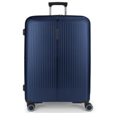 Gabol Brooklyn 4-kerekes bővíthető bőrönd Sötétkék színben 75 cm GA-1239L