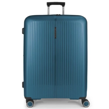 Gabol Brooklyn 4-kerekes bővíthető bőrönd Türkiz színben 75 cm GA-1239L