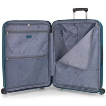 Gabol Brooklyn 4-kerekes bővíthető bőrönd Sötétkék színben 75 cm GA-1239L