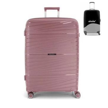 Gabol bőrönd nagy méret GA-1220L Rose ajándék bőröndhuzattal