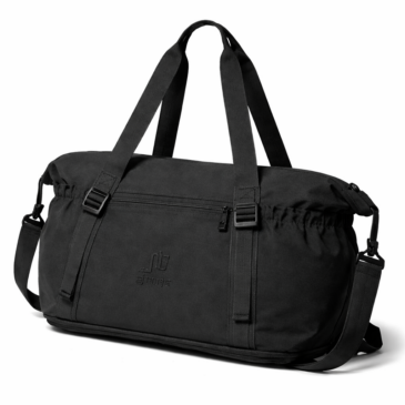 Bővíthető Utazótáska/Sporttáska fekete színben Wizz Air és új Ryanair méretben 40 x 30 x 20 cm