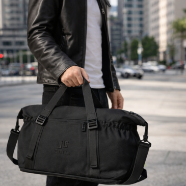 Bővíthető Utazótáska/Sporttáska fekete színben Wizz Air és új Ryanair méretben 40 x 30 x 20 cm