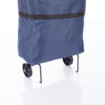Összehajtható bevásárlókocsi sötétkék színben