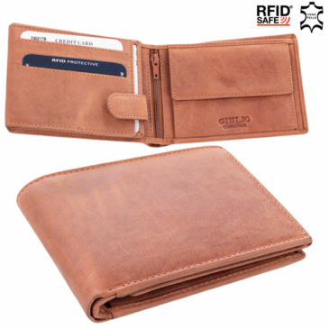 GIULIO valódi bőr férfi pénztárca  RFID rendszerrel 