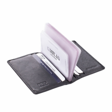 GIULIO COLLECTION valódi bőr kártyatartó RFID rendszerrel