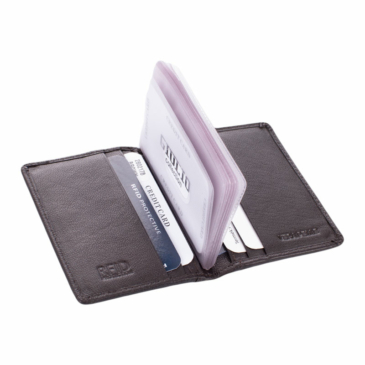 GIULIO COLLECTION valódi bőr kártyatartó RFID rendszerrel