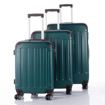 3 részes bőrönd szett dupla kerékkel