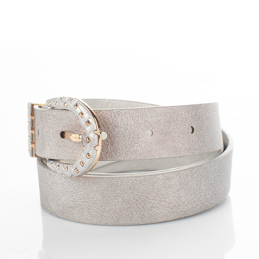 Női öv ezüst színben 120 cm