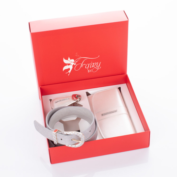 Fairy Crystal köves pénztárca öv kulcstartó ajándékcsomag