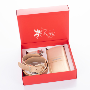 Fairy Crystal köves pénztárca öv kulcstartó ajándékcsomag