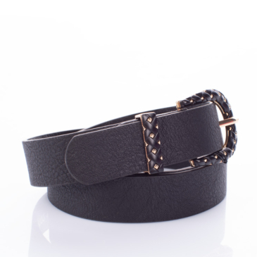 Női öv fekete színben 105 cm