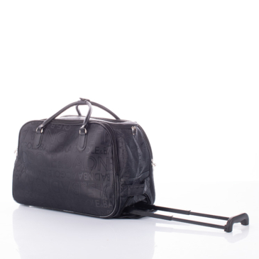 Gurulós utazó táska Fekete Színben