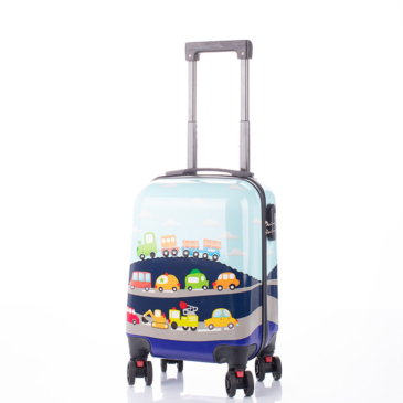 Autós gyermekbőrönd