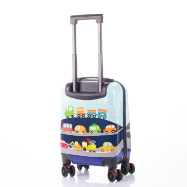 Autós gyermekbőrönd