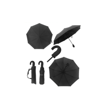 Ultraerős esernyő fekete színben