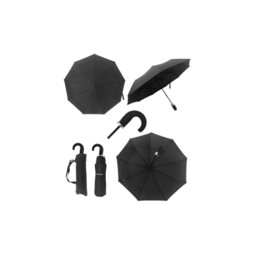 Ultraerős esernyő fekete színben