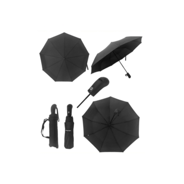 Ultraerős esernyő fekete színben
