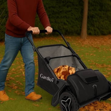 Levélgyűjtő kiskocsi