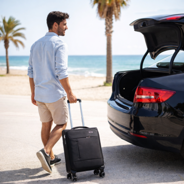 Ultrakönnyű WIZZAIR RYANAIR méretű kabinbőrönd 55 x 40 x 20 cm bordó színben