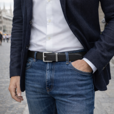 Valódi bőr férfi öv Made In Italy 145 cm