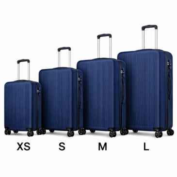 4 részes bőrönd szett dupla kerékkel