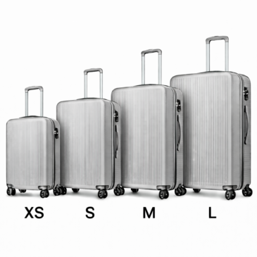 4 részes bőrönd szett dupla kerékkel