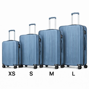 4 részes bőrönd szett dupla kerékkel