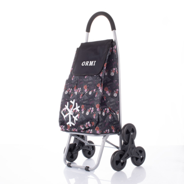 Nagyméretű ultrakönnyű lépcsőjáró gurulós bevásárlókocsi Termozsebbel