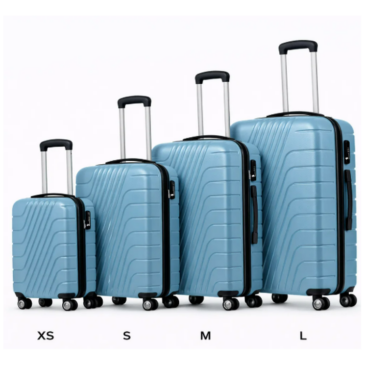 4 részes bőrönd szett dupla kerékkel