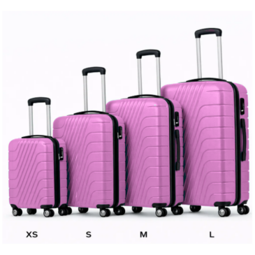 4 részes bőrönd szett dupla kerékkel