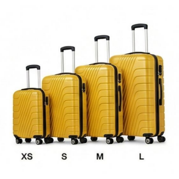 4 részes bőrönd szett dupla kerékkel