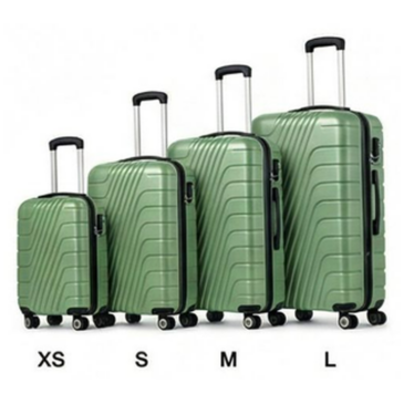 4 részes bőrönd szett dupla kerékkel